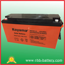 China Fabrik 150ah 12V tiefe Zyklus-Gel-Batterie-Solarfarm-Batterie